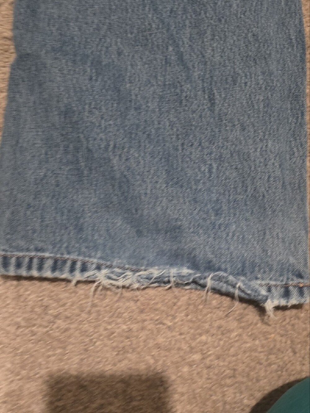 Hollister Women's Wide Leg Jeans in Light Blue Denim - Picture 9 of 10